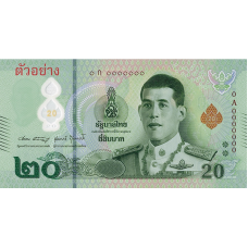 (514) ** PNew (PN142) Thailand 20 Baht Year 2022 (Polymer)